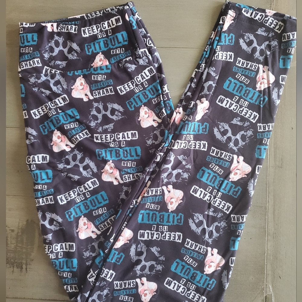 Pit Bull Print Leggings